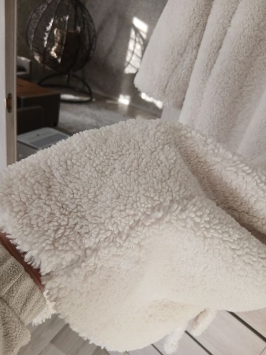 Шубка тедді H&M оверсайз