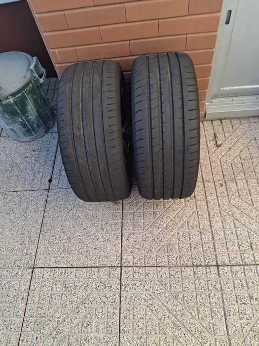 4 Jantes 17 5x100 mais pneus 215 40 r17