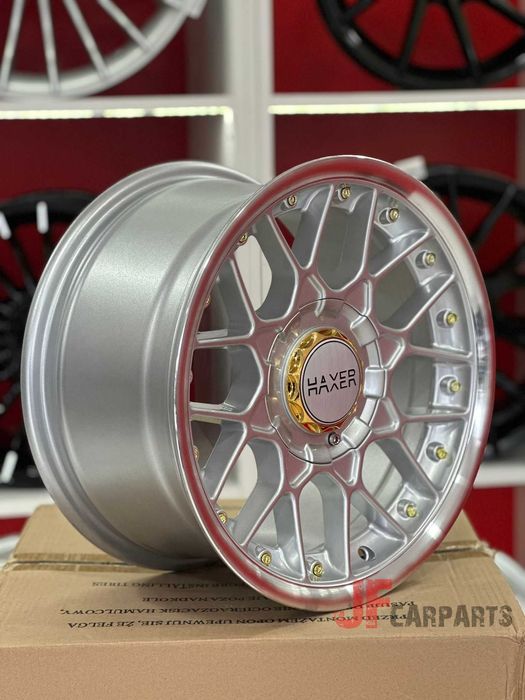 Jantes HAXER HX025 15" 8J ET30 4x100 / 4x114.3 Cinza