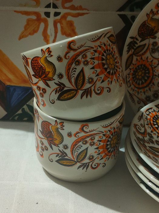 Jogo Chá Vintage - 10 peças Sacavém