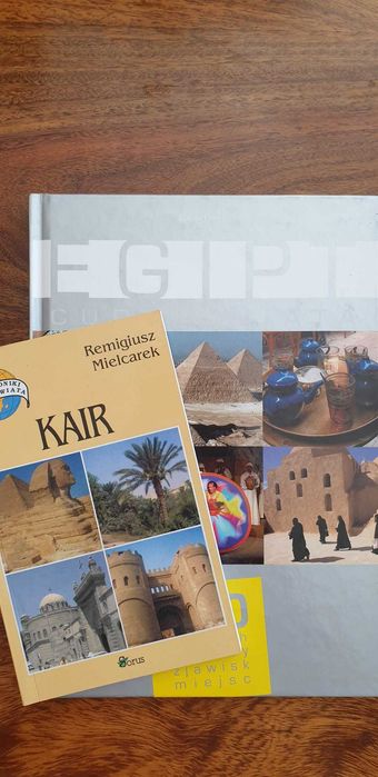 2 NOWE - KAIR PRZEWODNIK podróżnika po stolicy i EGIPT CUDA świata