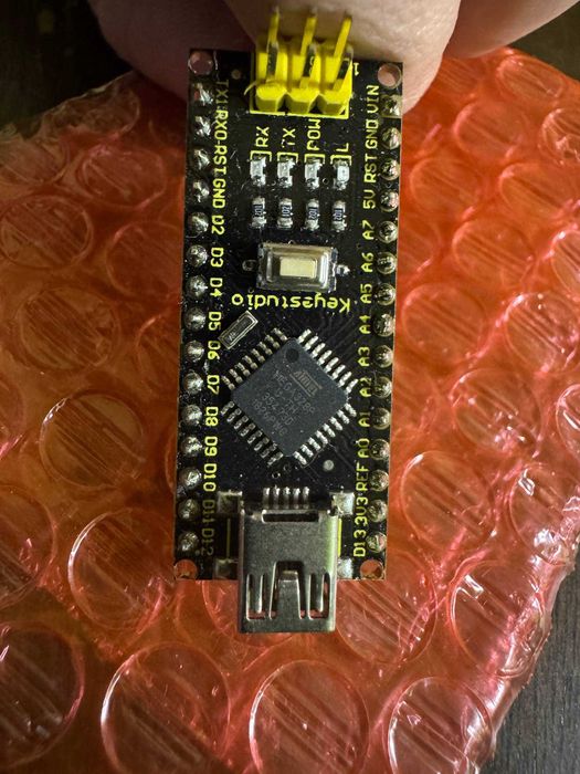 Arduino Nano V3 ATmega328P + LCD QC2004A 20x4 Blue + Провода