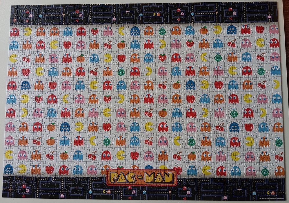 Puzzle 1000  ravensburger challenge Pacman