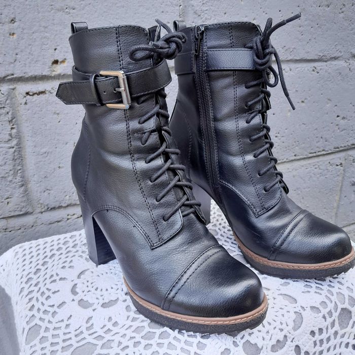 skórzane botki Anna Field rozm. 38