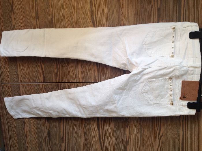 spodnie damskie białe