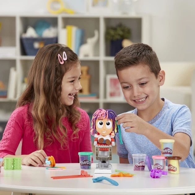 Ігровий набір для ліплення Play-Doh «Божевільні зачіски» плей до