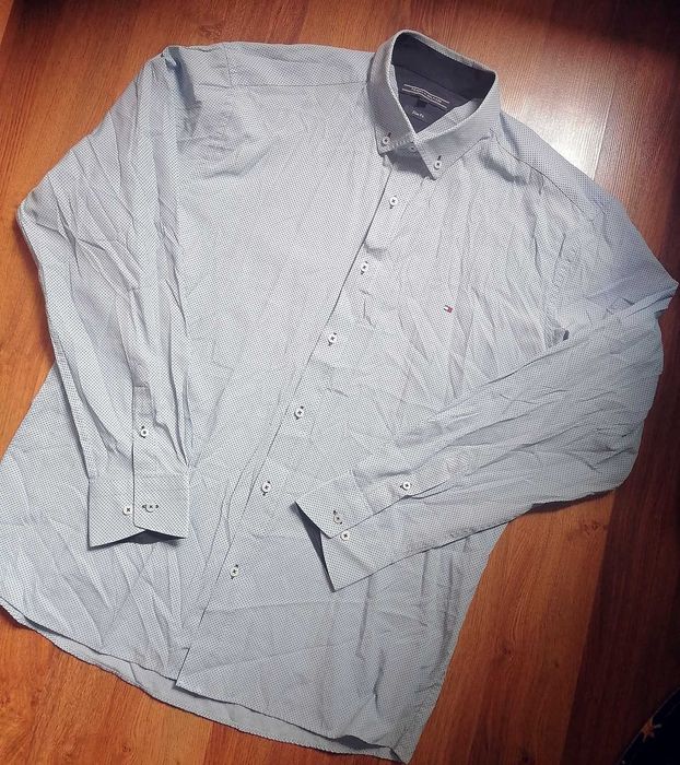 TOMMY HILFIGER świetna koszula slim fit XXL