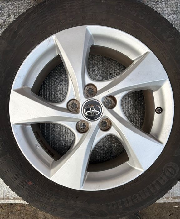 Felgi Aluminiowe TOYOTA CHR 5x114.3 ET45 6.5x17” CZUJNIKI TPMS idealne