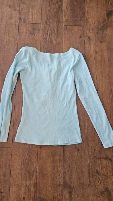 Turkusowa bluzka prażek