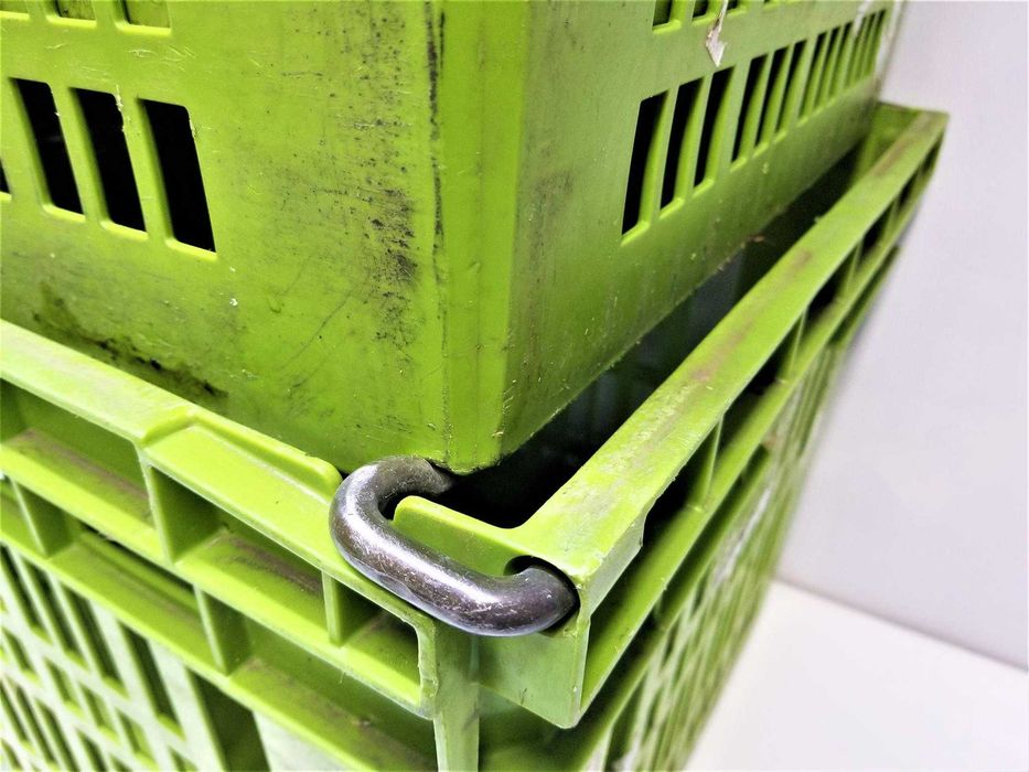 Pojemnik Skrzynka Plastikowa Kosz Magazynowy Transportowy Ażurowy