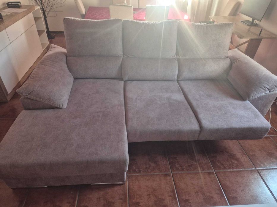 Vende-se sofá com chaise long