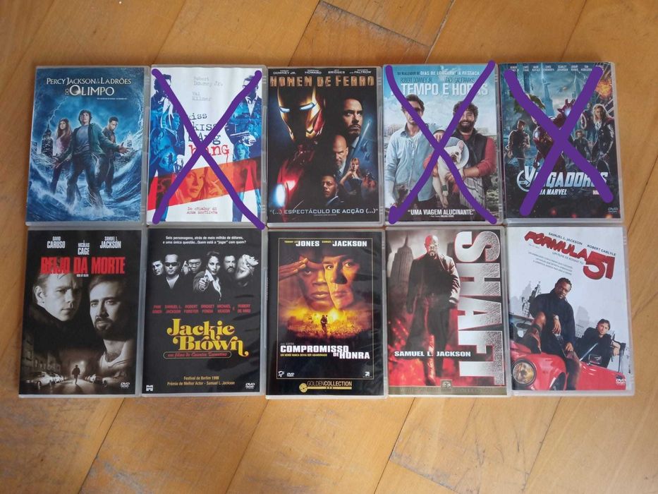 Vendo os filmes de todos os anúncios por 45€