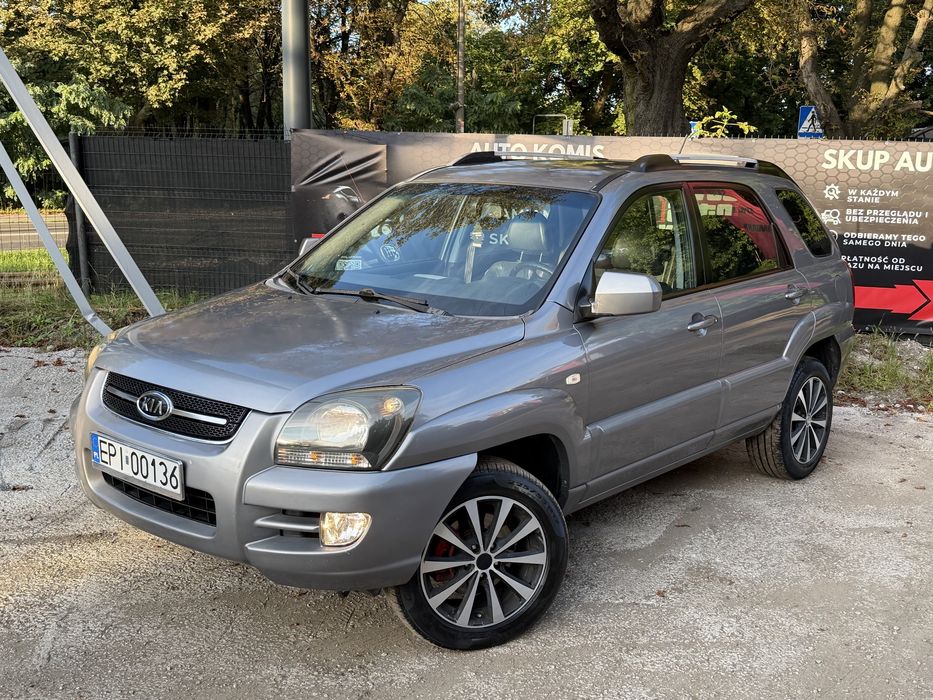 Kia Sportage 2.0 CRDi 2007 Skóry CarPlay Kamera Klima 6 Biegów Hak 240 tys. km
