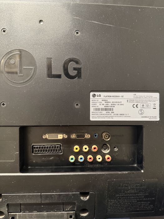 Monitor LG FLATRON 22”