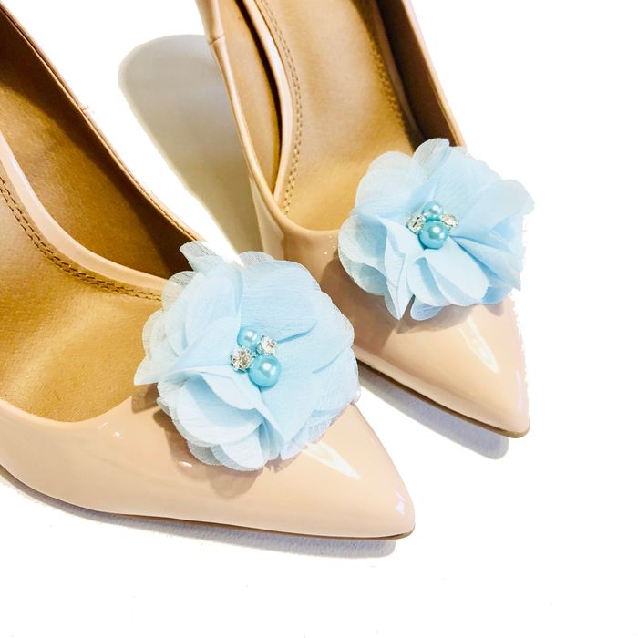 Klipsy do butów - kwiaty