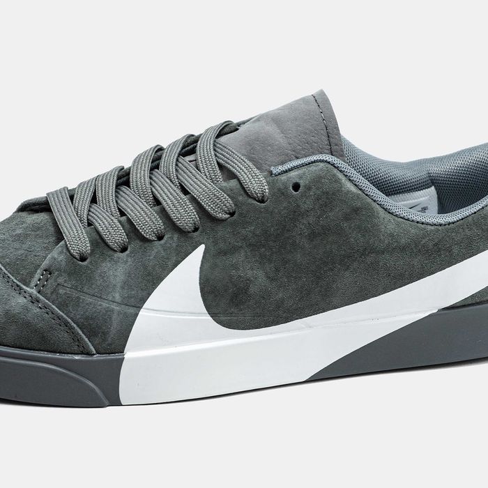 Кросівки Nike Blazer City Low Grey/White premium