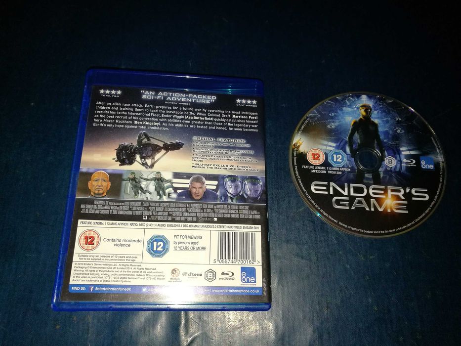 Ender's Game - Blu-ray (legendagem em Inglês)