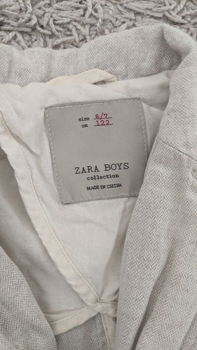 Костюм льон Zara, 122 см, заміри на фото
