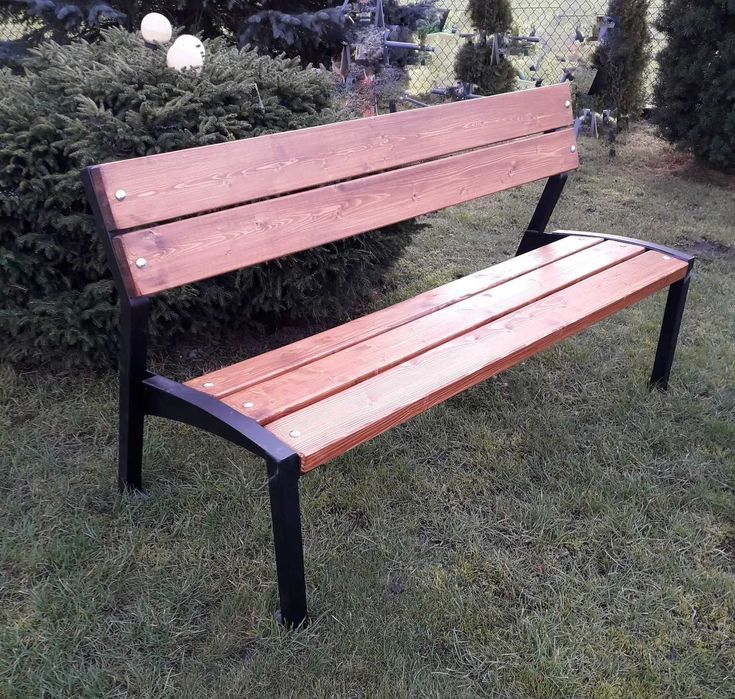 Ławka drewniana metalowa miejska producent atest