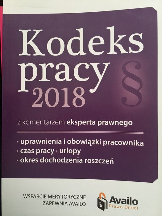 Kodeks pracy 2018 sprzedam