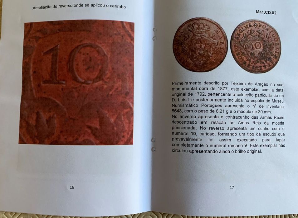 Numismatica: Em vez de um, dois…O puncionamento do cobre final sec XIX