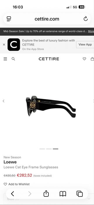 Oculos de sol Loewe