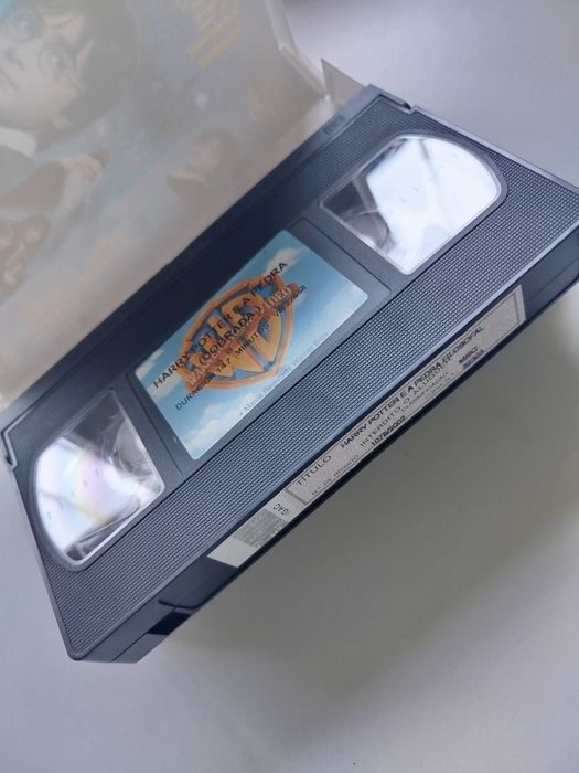 Cassete VHS Harry Potter Pedra Filosofal