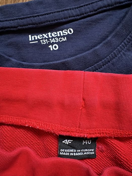 4F Inextenso zestaw 134/140 cm spodnie dresowe koszulka