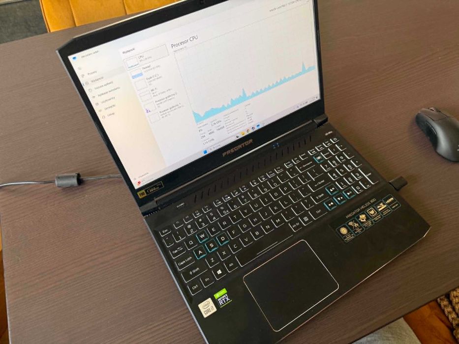 Laptop i7 RTX 3080 32GB RAM 1TB SSD Acer Predator