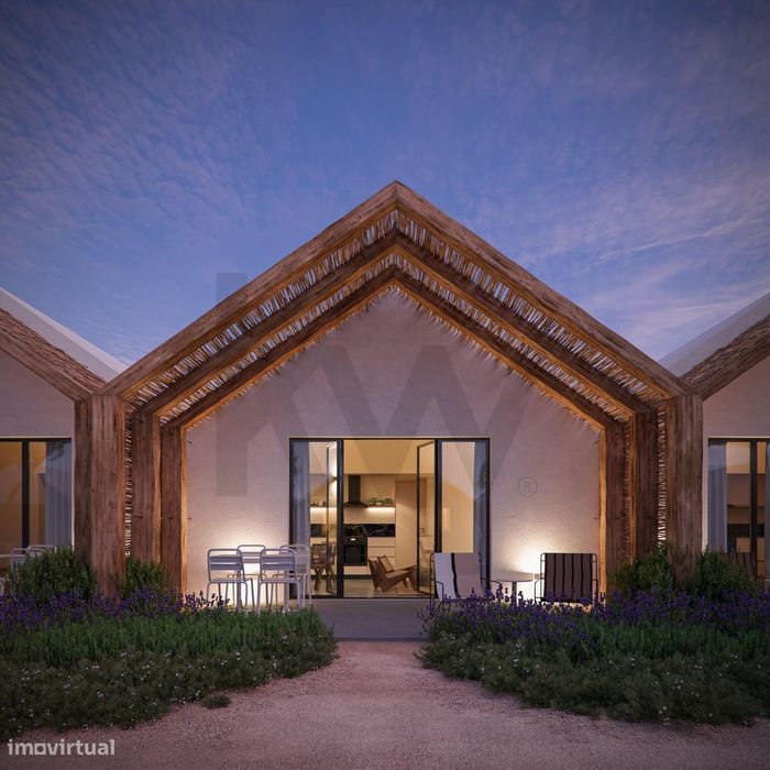 Lodge L2.2 – T1 | 53,55 m2 + 8,5 m2 exterior | €350.000 — Santo André, Setúbal