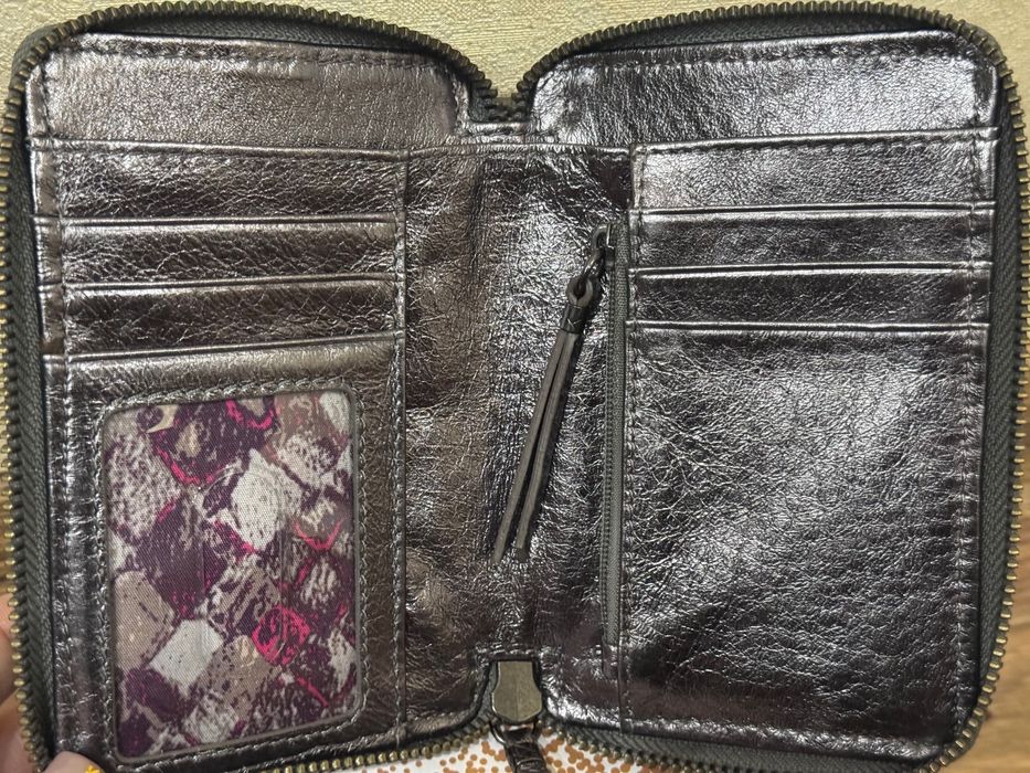 Кожаний жіночій гаманець