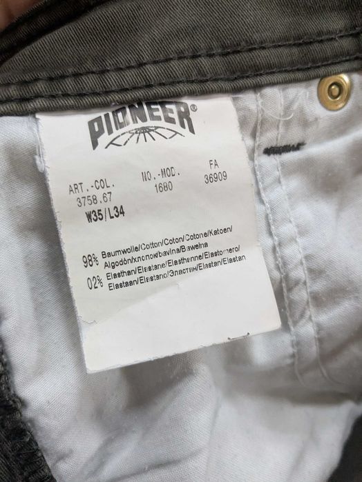 Pioneer Classics - jeansy męskie khaki, r. W35 L34 (XL)