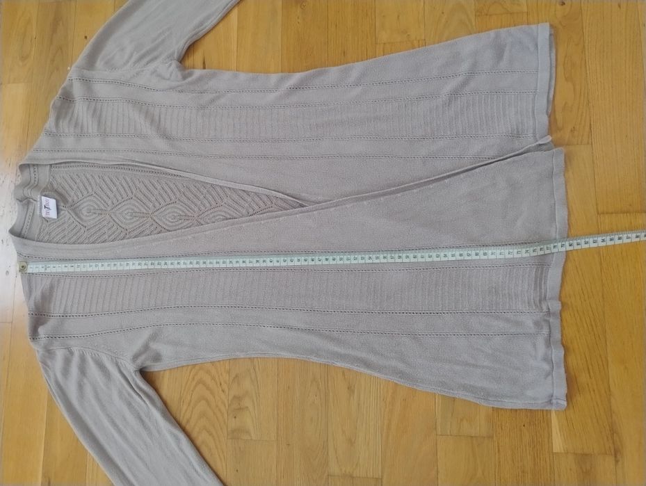 Lekki ażurowy kardigan
