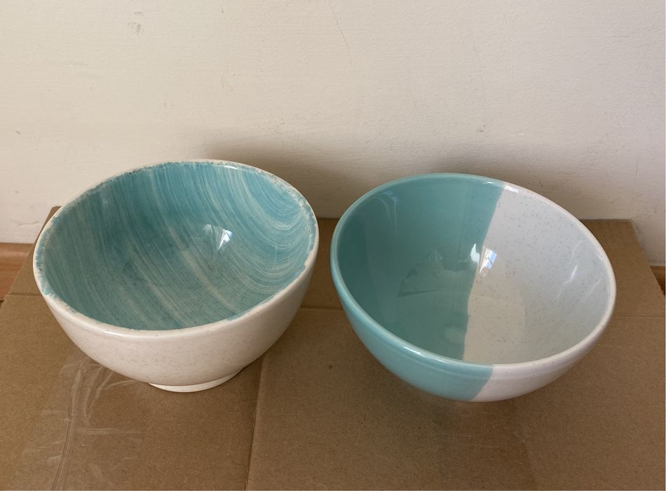 Conjunto 2 tigelas azuis (novas)