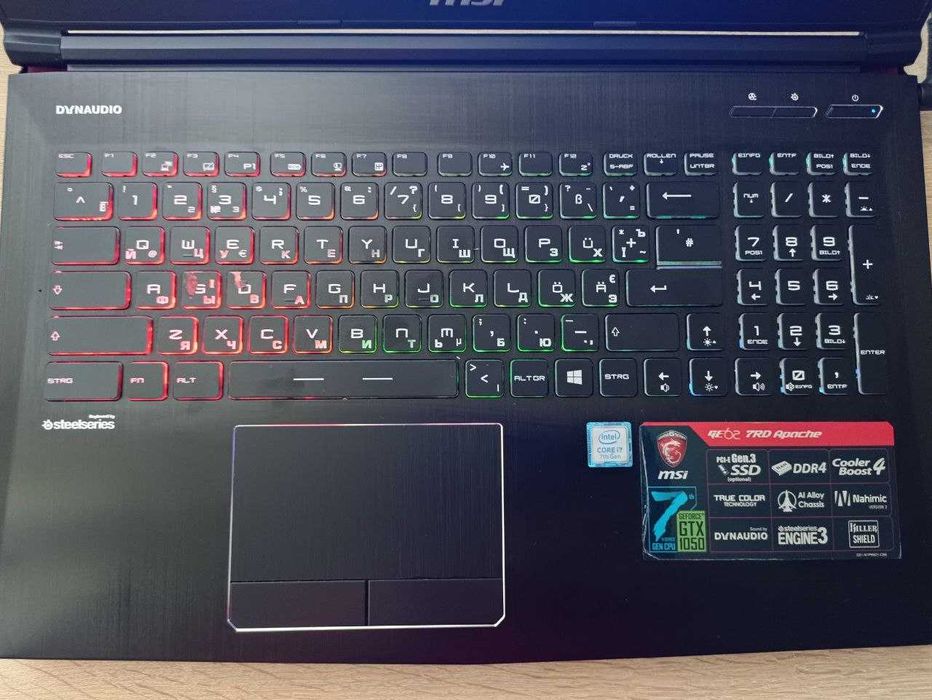 Ноутбук MSI GE62 7RD Apache