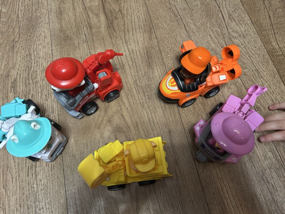 Zabawki pieski psi patrol transformers