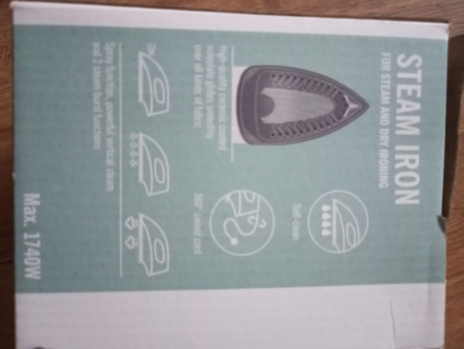 Nowe żelazko parowe Silver crest steam iron