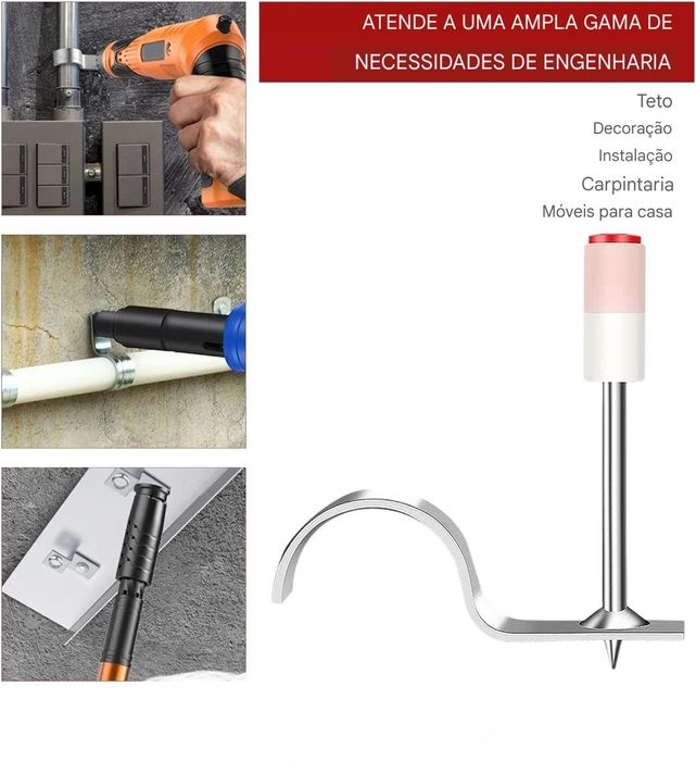 Pregos com ou sem braçadeira para pistola