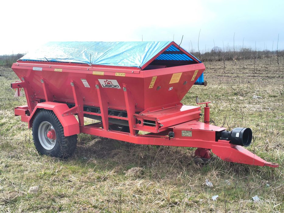 Rozsiewacz nawozu, wapna RCW 3, stan bdb, oryginał Lisicki