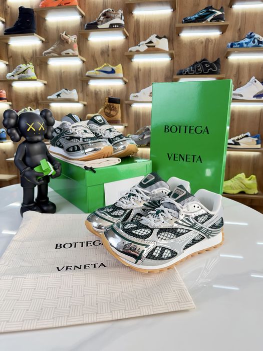 Кросівки Bottega Veneta Orbit Silver Green