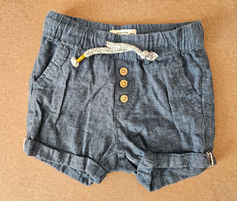 Krótkie spodenki rozm. 80/ 86, Reserved, H&M, Pepco