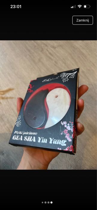 Płytki jadeitowe Gua Sha Ewa Schmitt Ying Yang