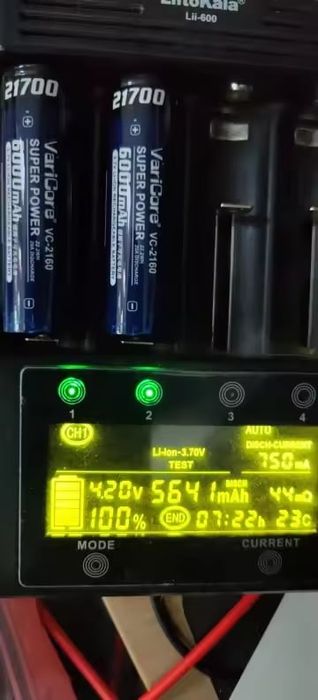 Ogniwa VariCore 21700 akumulatorki VC-2160, 6000 mAh