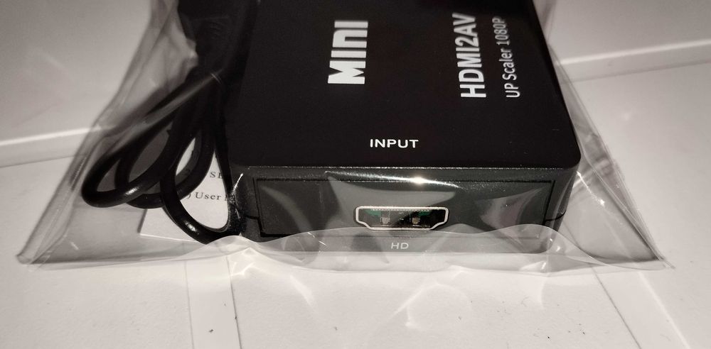 Conversor HDMI to AV (RCA) - Novo e Lacrado