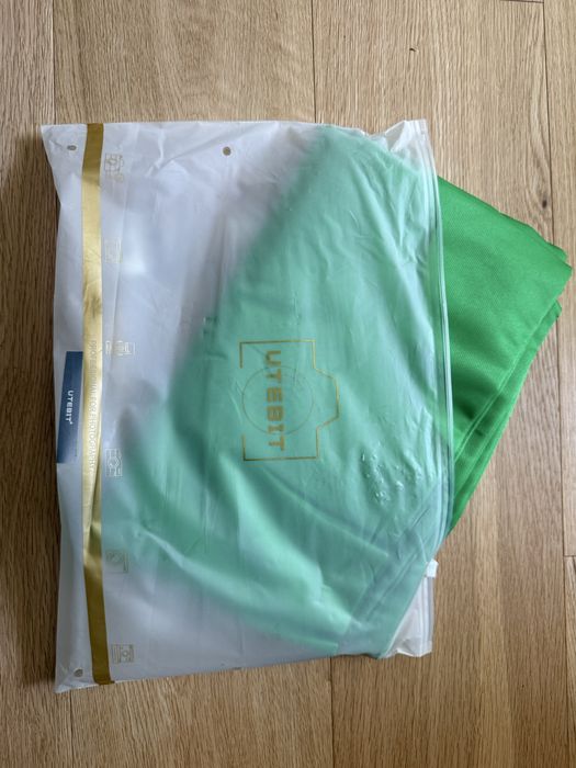 Pano verde para fotografia