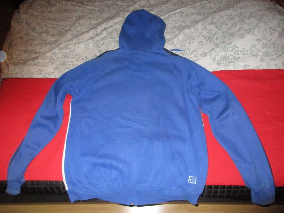 Sweat com capucho DC azul claro e escuro