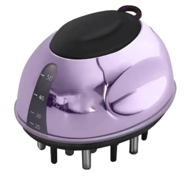 Щітка гребінець для шкіри голови з ємністю на лосьйон/шампунь/олійку