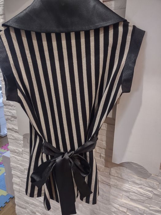 Bluzka sylwestrowa złota nitka z  atłasem