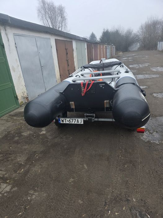 Ponton yamaha 380s + przyczepa +silnik