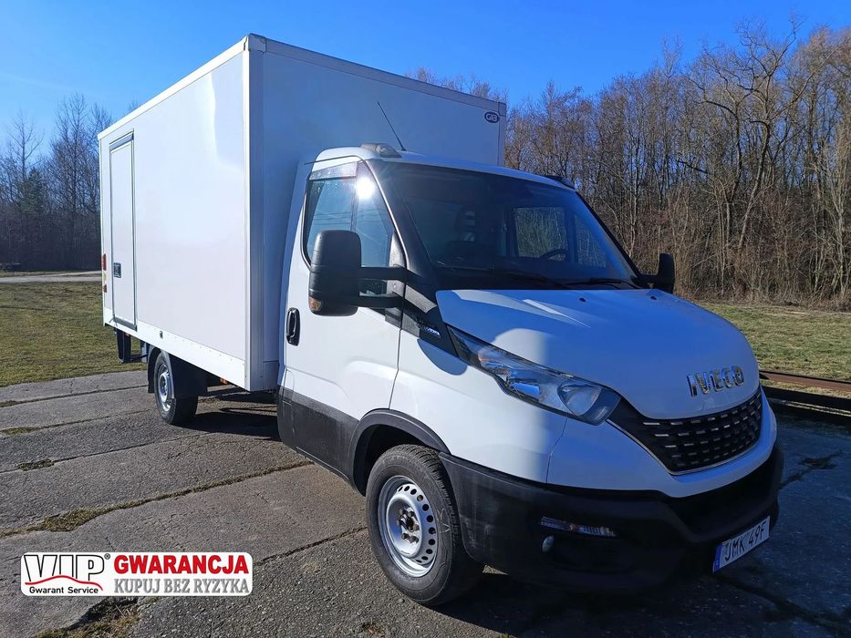 Iveco DAILY 35S14 KONTENER+WINDA  BARDZO ZADBANY W ORYGINALE! WEBASTO,AUTOMAT!!HAK 3500 kg!  klimatyzacja, gotowy do pracy!